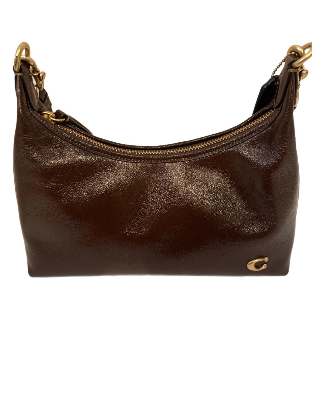 Coach Juliet 25 NWT Maple Glazed Leather Brass hardware